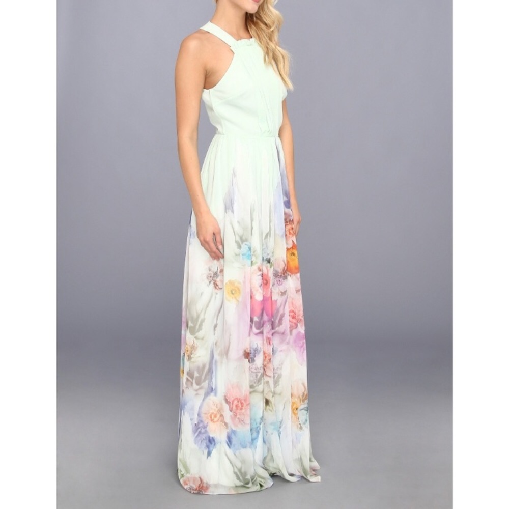 Ted Baker Flower Print Gown /Dress